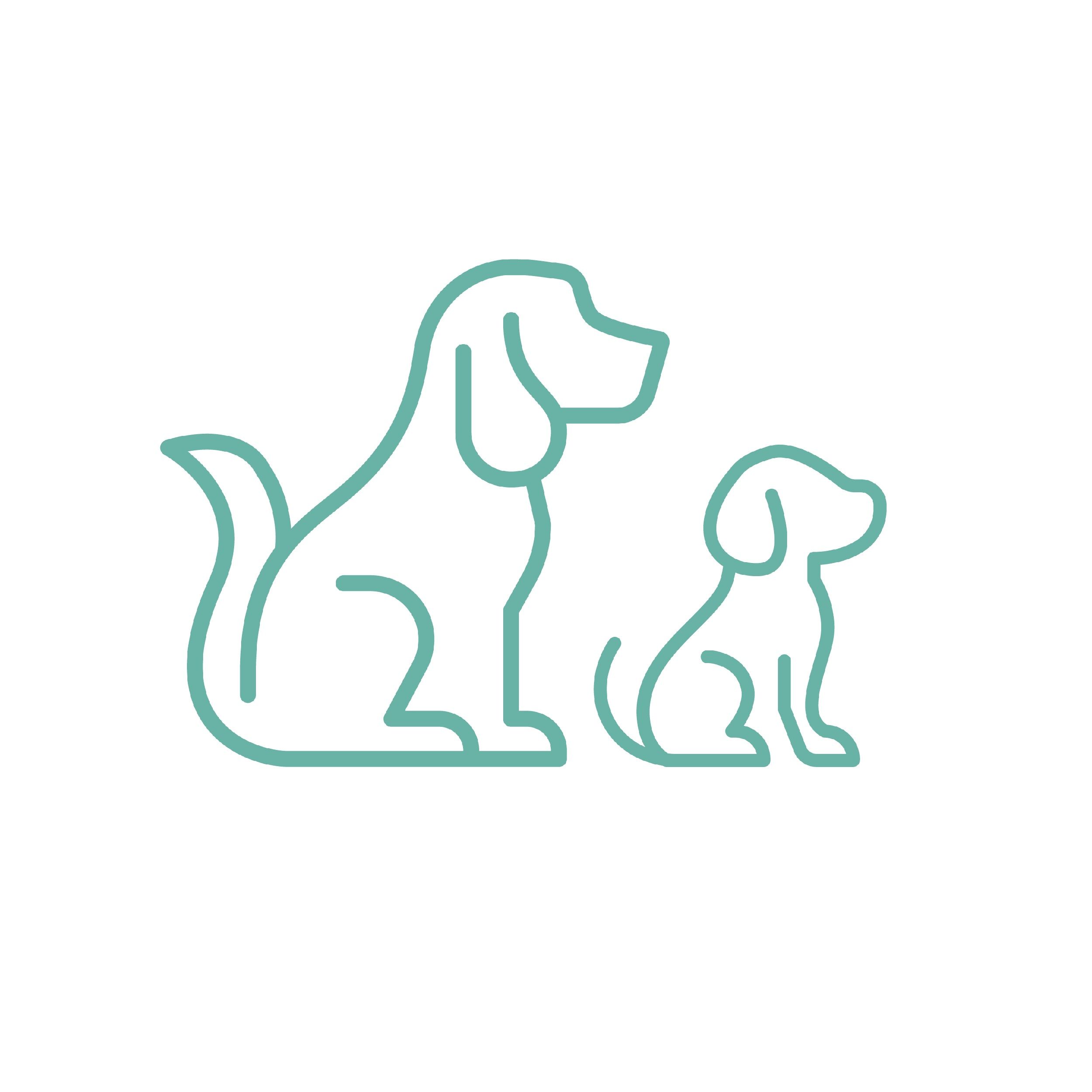 Dog & puppy icon
